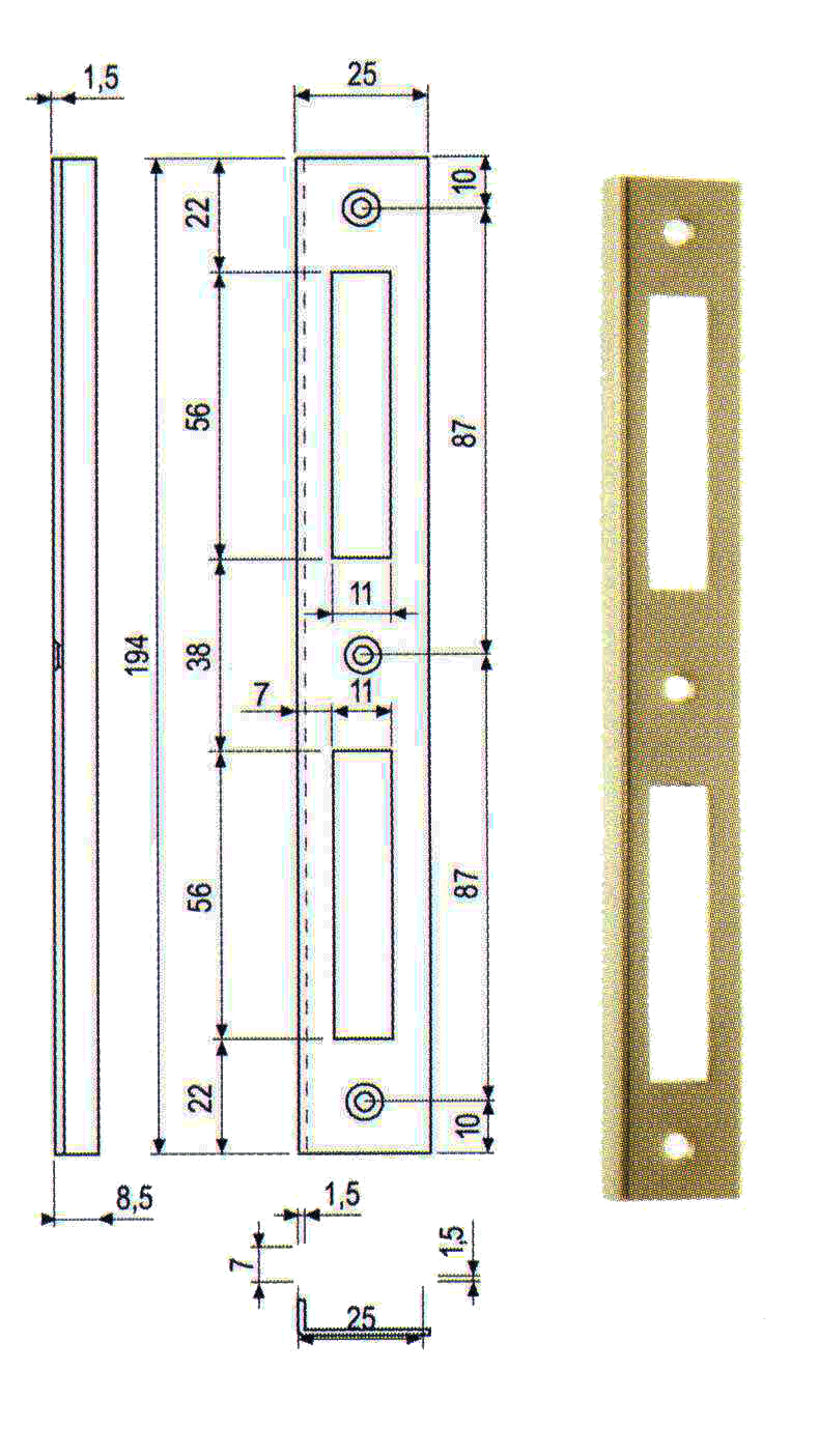 Protiplech AGB rohovy hranaty univerzalny Ms 590.17.03