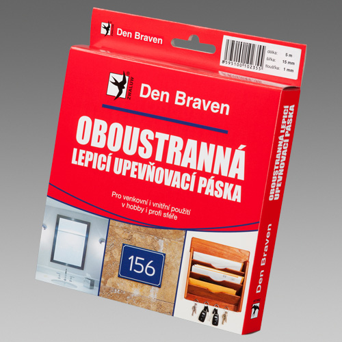 Den Braven obojstrann lepiaca pska 25x1mm 5m