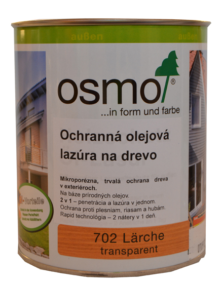 OSMO 702 ochrann olejov lazra erven smrek 0,75l