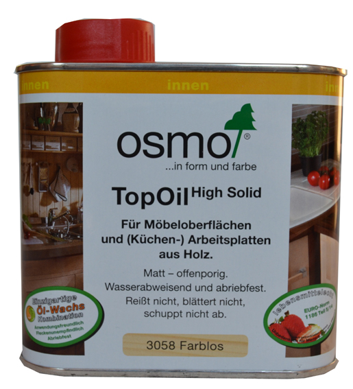 OSMO 3058 Top olej bezfarebn matn 0,5l