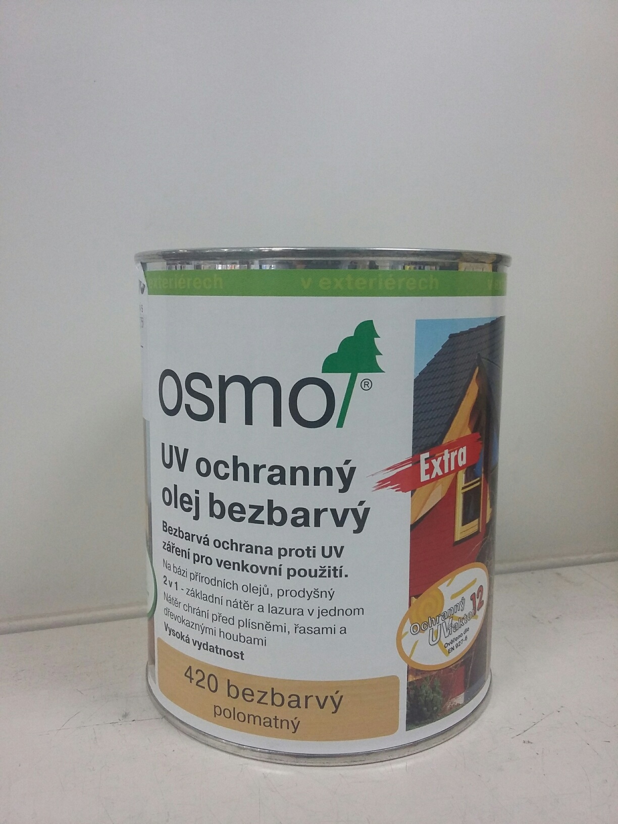 OSMO 420 UV ochrann olej EXTRA bezfarebn 0,75l