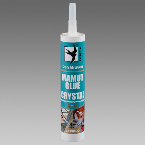 Den Braven MAMUT GLUE CRYSTAL lepidlo 290 ml transparent