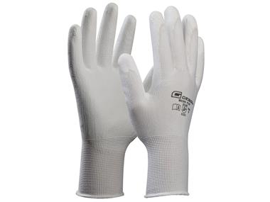 GEBOL Micro Flex pracovn rukavice nylonov ve. 7 biele 3121X