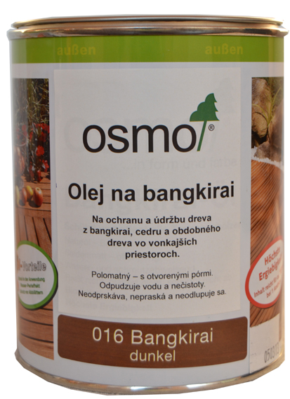OSMO 016 terasov olej bangkirai tmav 0,75l