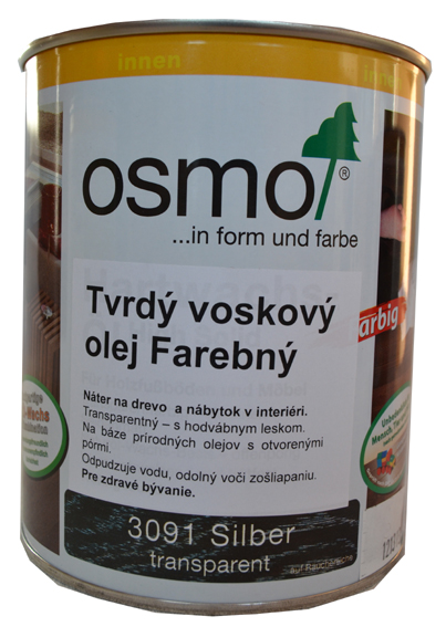 OSMO 3091 olej voskov tvrd strieborn 0,75l
