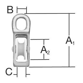 Vormann kladka lanov Zn   7mm  007900227AV