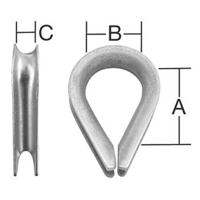 chytka lanov - onica do   4 mm Zn /2ks/