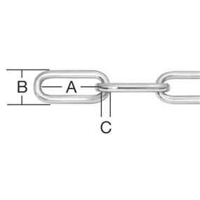 Reaz z ocele 3 mm Zn forma C