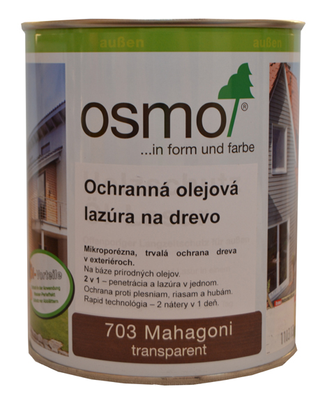 OSMO 703 ochrann olejov lazra mahagn 0,75l