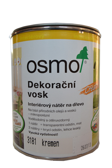 OSMO 3181 dekoran vosk Creativ kreme 0,375l