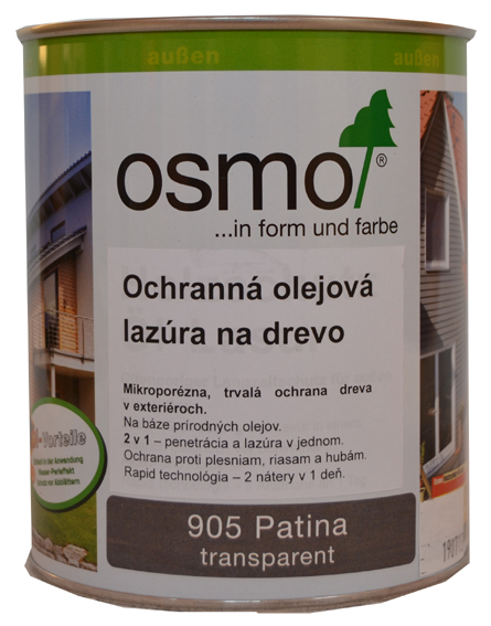 OSMO 905 ochrann olejov lazra patina 0,75l