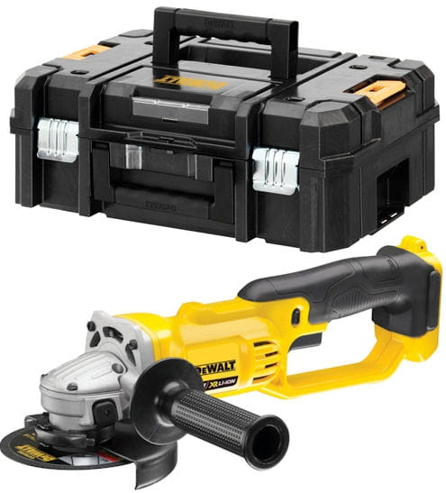 DEWALT DCG412NT aku uhlov brska v kufri TSTAK