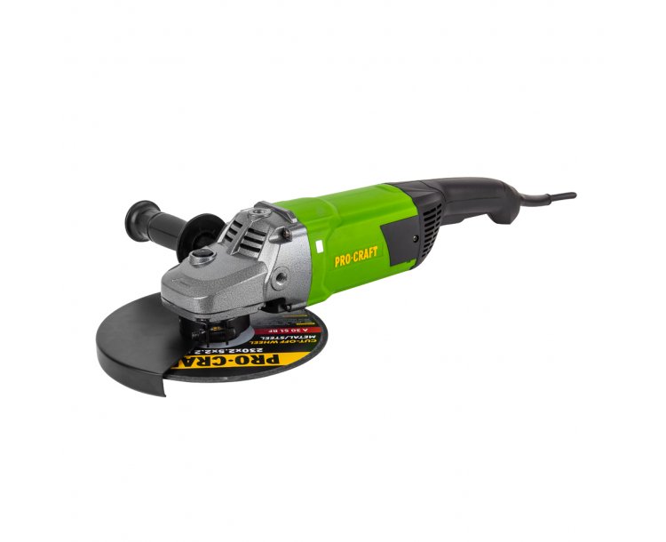 PROCRAFT PW2650 uhlová brúska 230mm 2600W